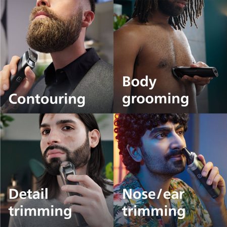 Philips Multigroom Series 5000 All-In-One Rechargeable Cordless Hair Trimmer, 19-pc