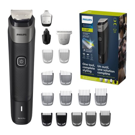 Philips Multigroom Series 5000 All-In-One Rechargeable Cordless Hair Trimmer, 19-pc