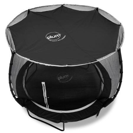 Plum® Magnitude Springsafe® Outdoor Trampoline with Sun Shade, Safety Enclosure and Cover, 10-ft, Ages 6+