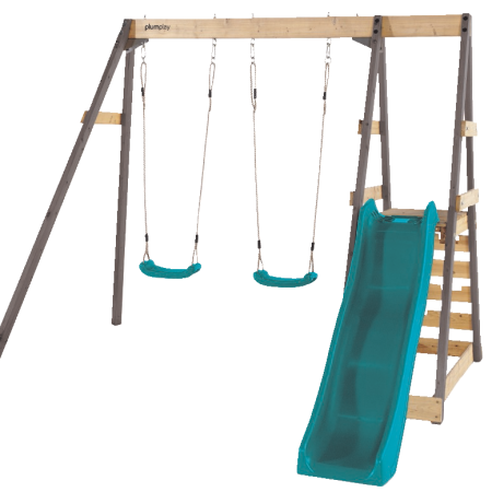 Plum® Tamarin Outdoor Climbing Frame & Swing Set, Kids' Play Centre