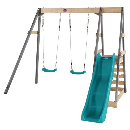 Plum® Tamarin Outdoor Climbing Frame & Swing Set, Kids' Play Centre