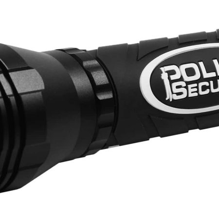 Police Security Flashlight ,1800 Lumens Durable & Waterproof, Batteries Included, Black