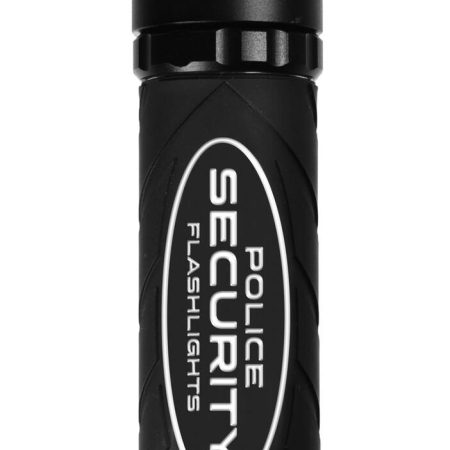 Police Security Flashlight ,1800 Lumens Durable & Waterproof, Batteries Included, Black