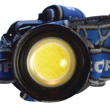 Police Security 400 Lumens Breakout Headlight/Headlamp with 4 Light Modes, Batteries Included