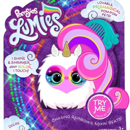 Pomsies Lumies Lovable Prismagical Pets Interactive Toy For Kids, Assorted, Ages 3+