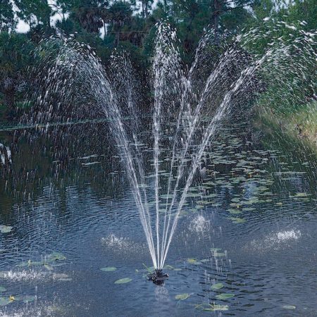 Pond Boss PRO 1/4-HP Floating Fountain with Lights