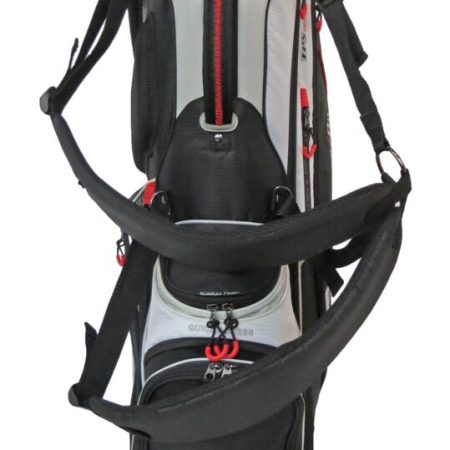 PowerBilt 14-Way Top Golf Stand Bag, Red/Charcoal/Black