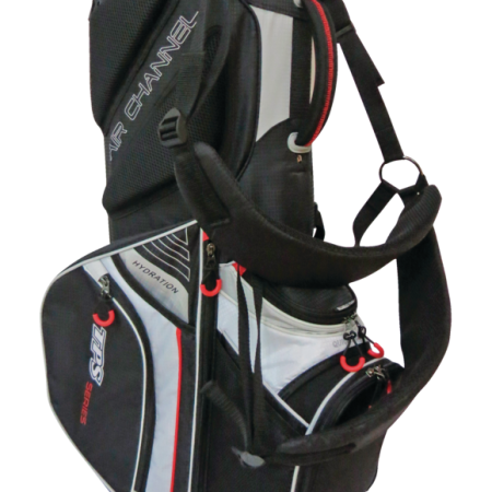 PowerBilt 14-Way Top Golf Stand Bag, Red/Charcoal/Black