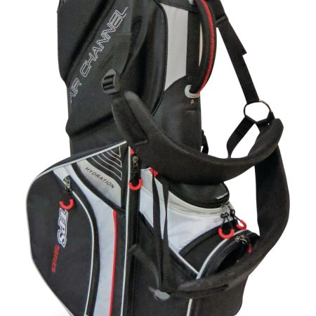 PowerBilt 14-Way Top Golf Stand Bag, Red/Charcoal/Black