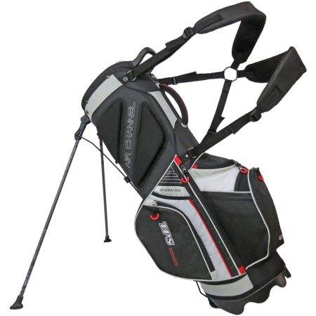 PowerBilt 14-Way Top Golf Stand Bag, Red/Charcoal/Black