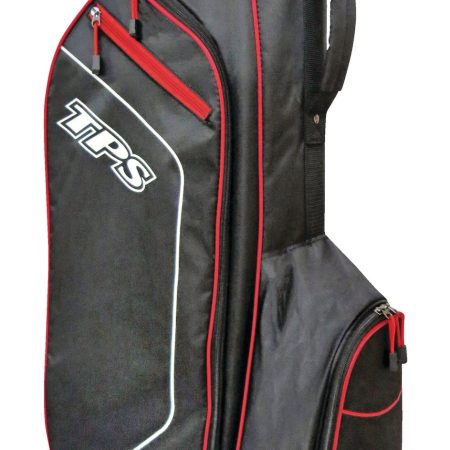 PowerBilt Century V2 5-Way Golf Cart Bag, Lightweight, Black/Red