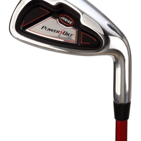 PowerBilt Junior Tour Golf Club Set, Lightweight, For Ages 9-12, Left-Hand, Red