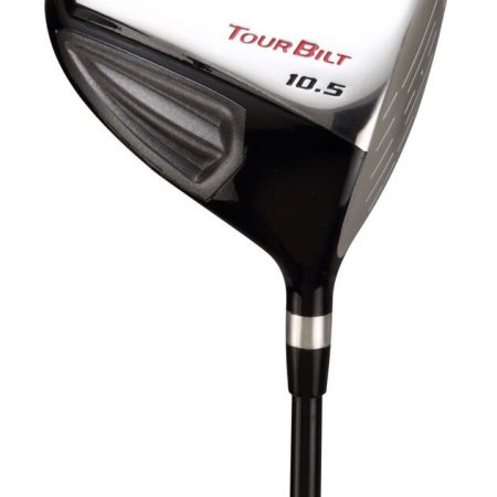 PowerBilt TourBilt Men's Golf Club Set, Left-Hand, Black/Red