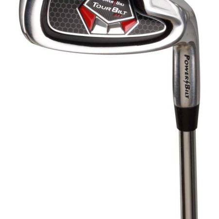 PowerBilt TourBilt Men's Golf Club Set, Left-Hand, Black/Red