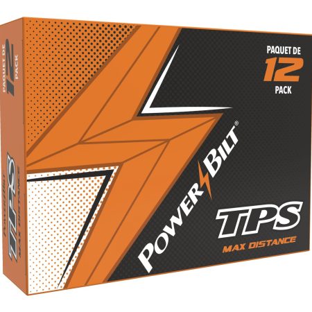 PowerBilt TPS Max Distance Golf Balls, 12-pk, White