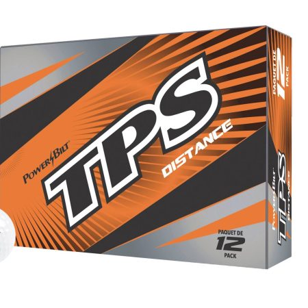 PowerBilt TPS Max Distance Golf Balls, 12-pk, White