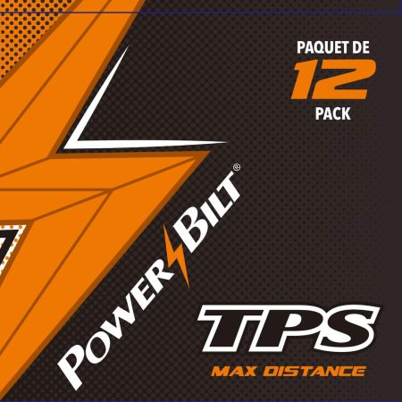 PowerBilt TPS Max Distance Golf Balls, 12-pk, White