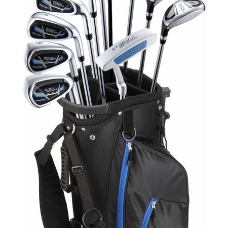 PowerBilt V3 Men's Golf Club Set, Right-Hand, Black/Blue