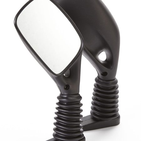 K-Source 97040 Premium Shock Resistant Snowmobile Replacement Mirror Set, Black, 2-pk