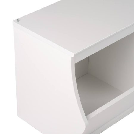 Prepac 4-Bin Monterey Stacked Storage Cubby