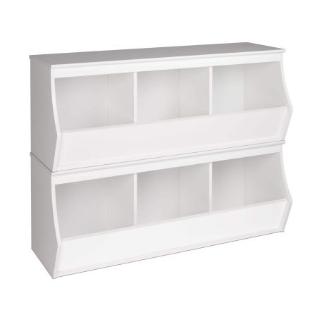 Prepac 6-Bin Monterey Stacked Storage Cubby