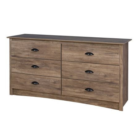 Prepac 6-Drawer Salt Spring Dresser