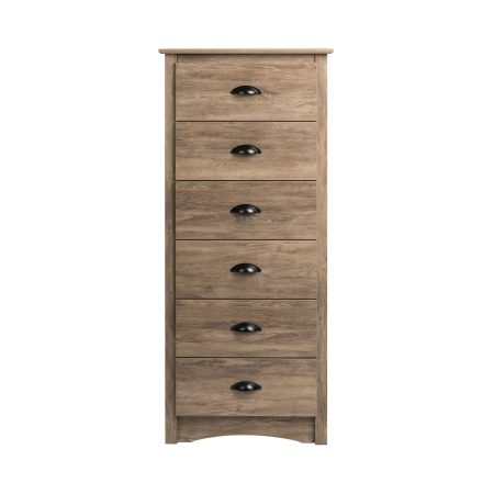 Prepac 6-Drawer Salt Spring Tall Chest