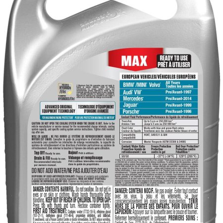 Prestone® MAX  Antifreeze/Coolant - European Teal -  50/50 Premixed - 3.78L