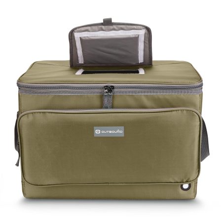 Outbound Large Collapsible Soft Cooler, 48 Can Capacity, 48-L, Olive/Green