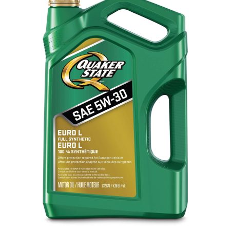 Quaker State Euro L 5W30 Synthetic Engine/Motor Oil, 5-L