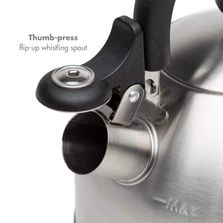 Epoca Stainless Steel Stovetop Kettle, 1.4-L