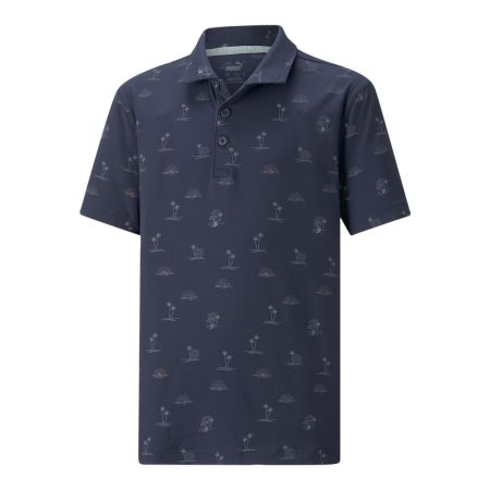 PUMA Boys' Cloudspun Horizons Polo T Shirt