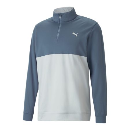 PUMA Men's Gamer Colorblock 1/4 Zip Pullover