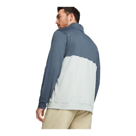 PUMA Men's Gamer Colorblock 1/4 Zip Pullover