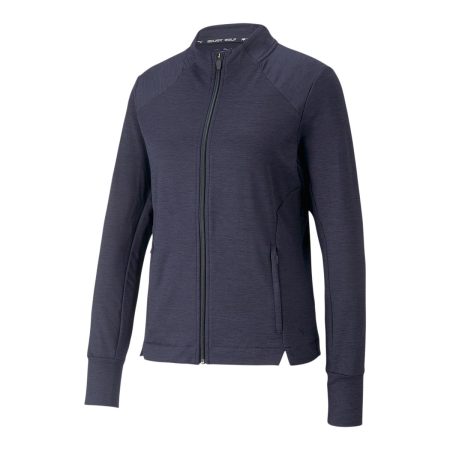 PUMA Women's Cloudspun Heather Full Zip Jacket