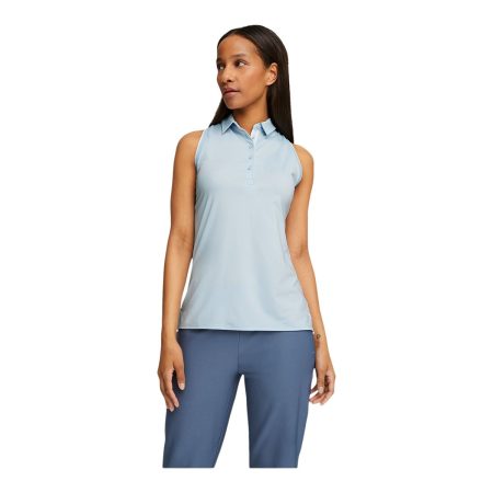 PUMA Women's Mattr Peak Polo Tank