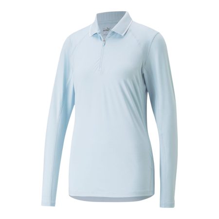 PUMA Women's You-V Long Sleeve Polo Shirt