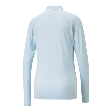 PUMA Women's You-V Long Sleeve Polo Shirt