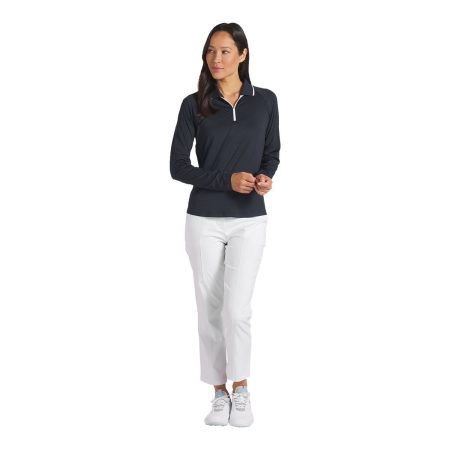 PUMA Women's You-V Long Sleeve Polo T Shirt