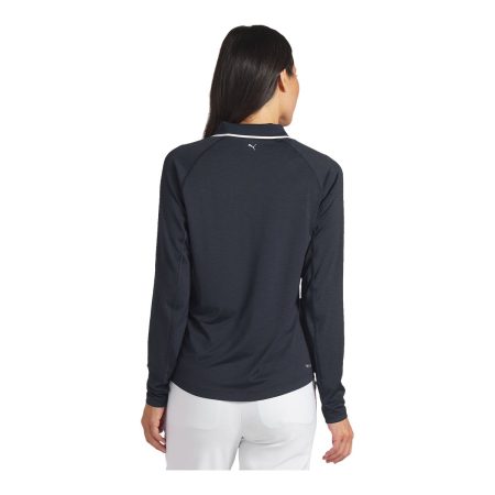 PUMA Women's You-V Long Sleeve Polo T Shirt