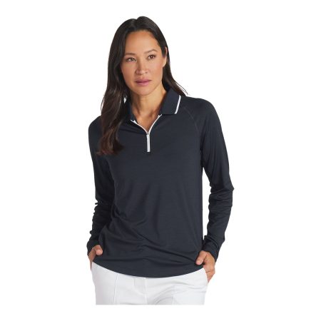 PUMA Women's You-V Long Sleeve Polo T Shirt