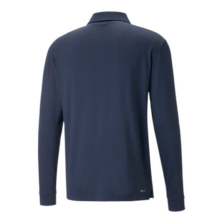 PUMA Men's You-V Long Sleeve Polo Shirt