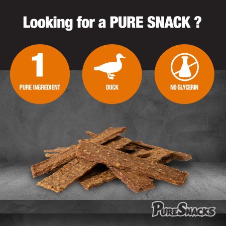 Pure Snacks Air Dried Duck Dog Treat, 681-g