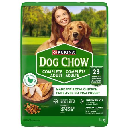 Purina Dog Chow Complete Chicken Adult Dry Dog Food, Micronutrient & Antioxidant Rich, 14-kg