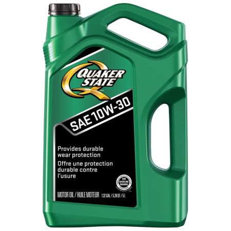 Quaker State 10W30 Conventional Engine/Motor Oil, 5-L