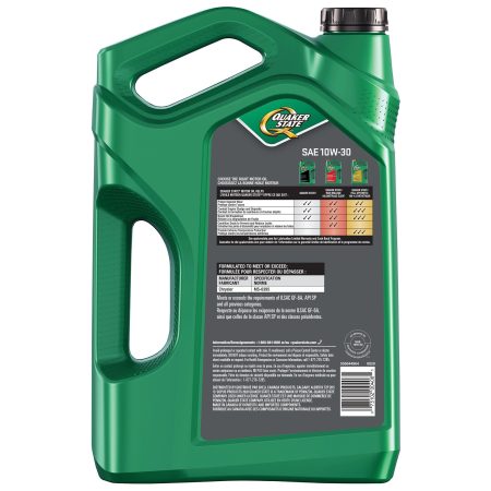 Quaker State 10W30 Conventional Engine/Motor Oil, 5-L