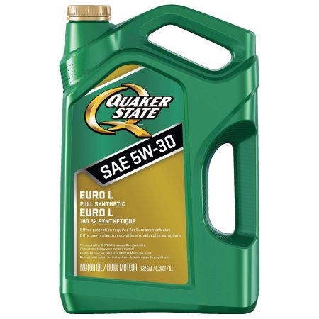 Quaker State Euro L 5W30 Synthetic Engine/Motor Oil, 5-L