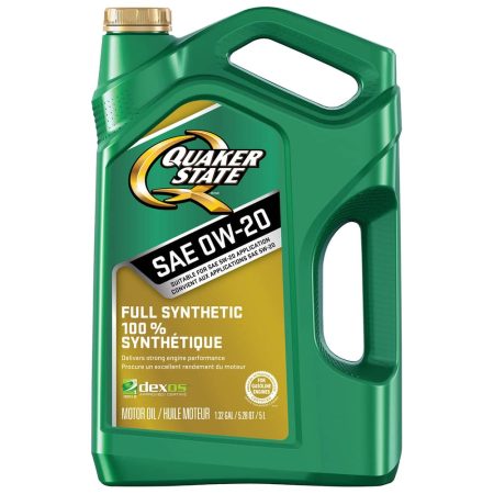 Quaker State Full Synthetic 0W20 Engine/Motor Oil, 5-L