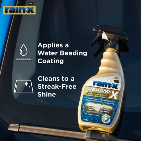 Rain-X Pro Water Repellent Car Glass Cleaner, 473-ml