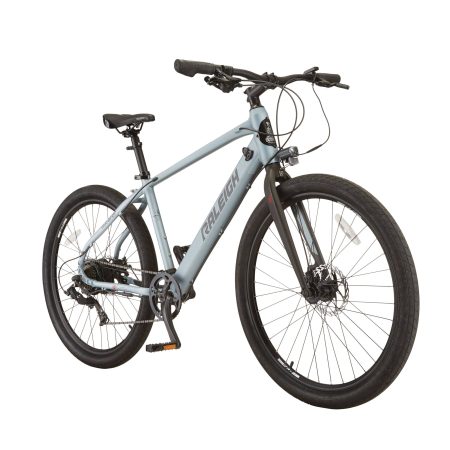 Raleigh Transit Urban Electric Bike, 27.5-in, Grey